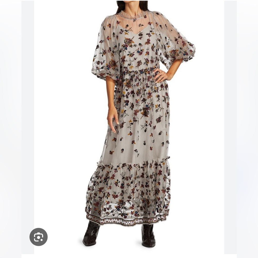 Sea New York Francesca embroidered organza dress. Brand new